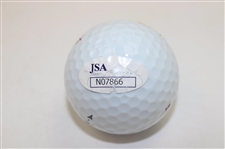 Dustin Johnson Signed Masters Logo Golf Ball JSA #N07866