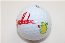 Jon Rahm Signed Masters Logo Golf Ball JSA #AG43346