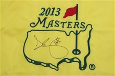 Adam Scott Signed 2013 Masters Tournament Embroidered Flag JSA ALOA