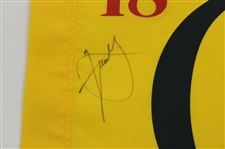 Xander Schauffle Signed 2024 The Open Championship at Royal Troon Flag JSA ALOA