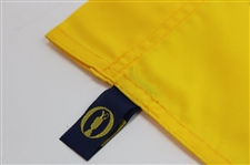 Brian Harman Signed 2023 The Open Championship at Royal Liverpool Yellow Screen Flag JSA ALOA