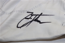 Zach Johnson & Larry Mize Signed Golf Gloves JSA ALOA