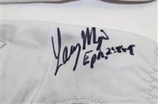 Zach Johnson & Larry Mize Signed Golf Gloves JSA ALOA