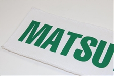 Hideki Matsuyama Signed Caddy Nameplate JSA ALOA