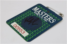 Fred Couples Signed 1992 Masters Tournament SERIES Badge #00553 JSA ALOA