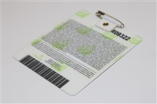 Zach Johnson Signed 2007 Masters Tournament SERIES Badge #R09322 JSA ALOA