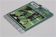 Adam Scott Signed 2013 Masters Tournament SERIES Badge #R04324 JSA ALOA