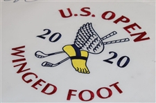 Bryson Dechambeau Signed 2020 US Open at Winged Foot Embroidered Flag JSA ALOA