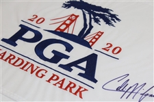 Colin Morikawa Signed 2020 PGA Championship at Harding Park Flag JSA #JJ66322
