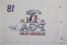 Colin Morikawa Signed 2020 PGA Championship at Harding Park Flag JSA #JJ66322