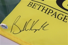 Brooks Koepka Signed 2019 PGA Championship at Bethpage Black Screen Flag JSA ALOA