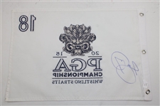 Jason Day Signed 2015 PGA Championship At Whistling Straits Embroidered Flag JSA ALOA