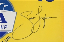 Jason Dufner Signed 2013 PGA Championship at Oak Hill CC Screen Flag JSA ALOA