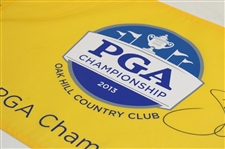 Jason Dufner Signed 2013 PGA Championship at Oak Hill CC Screen Flag JSA ALOA