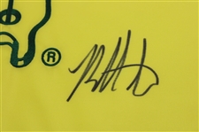 Bubba Watson Signed 2014 Masters Embroidered Flag JSA ALOA