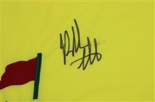 Bubba Watson Signed 2012 Masters Tournament Embroidered Flag JSA ALOA
