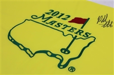Bubba Watson Signed 2012 Masters Tournament Embroidered Flag JSA ALOA