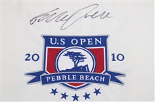 Graeme McDowell Signed 2010 US Open at Pebble Beach Embroidered Flag JSA ALOA