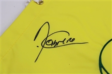 Angel Cabrera Signed 2009 Masters Embroidered Flag JSA ALOA