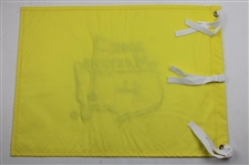Trevor Immelman Signed 2008 Masters Tournament Embroidered Flag JSA ALOA