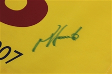 Padraig Harrington Signed 2007 The Open at Carnoustie Flag JSA ALOA