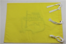 Zach Johnson Signed 2007 Masters Tournament Embroidered Flag JSA ALOA