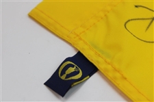 Brian Harman Signed 2023 The Open Championship at Royal Liverpool Yellow Screen Flag JSA ALOA