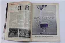 Barbara Romack Signed 1956 Sports Illustrated Magazine JSA ALOA