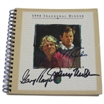 Gary Player, Johnny Miller & Nick Faldo Signed 1998 WGHoF Inaugural Dinner Booklet JSA ALOA
