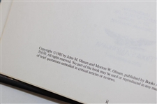 1985 'The Encyclopedia of Golf Collectibles' Ltd Ed 63/75 Book Signed by Mort Olman & John Olman