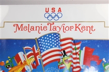 1896-1996 100th Ann. US Olympic CenToonial Poster by Melanie Taylor Kent