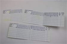 Ten (10) Signed Cuts & Scorecards inc. Sarazen, Nelson, Annika & more JSA ALOA