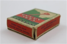 c.1932 Box of Bobby Tees 'Improve Your Game' Tee Box with 12 Tees