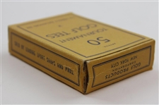Vintage Box of The Perfect Balanced Tee Tournament Golf Tees Box with Tees