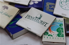 Fifty (50) Various Golf Course & Country Club Matchbooks