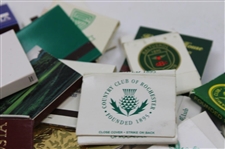 Fifty (50) Various Golf Course & Country Club Matchbooks