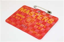 1972 Masters Tournament SERIES Badge #7019 - Jack Nicklaus Winner