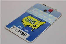 1995 Masters Tournament SERIES Badge #X19028 - Crenshaw Winner - Tiger's Masters Debut