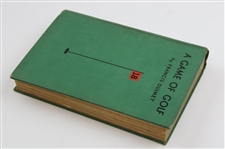 1932 'A Game Of Golf' by Francis Ouimet