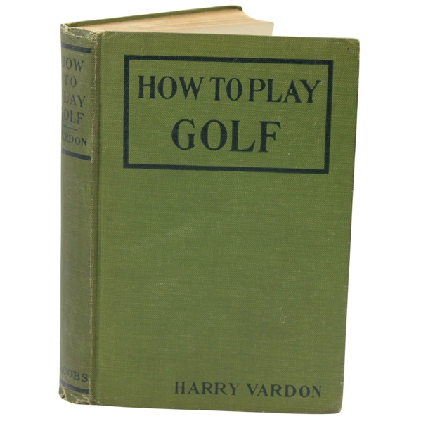 1912 How to Play Golf 1st Edition Book by Harry Vardon