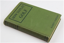 1912 'How to Play Golf' 1st Edition Book by Harry Vardon