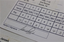 Kite, Sutton, Janzen & Seven (7) Others Signed 1998-99 Players Championship Official Scorecards