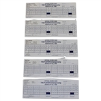 Price, Olazabal, Tway & Seven (7) Others Signed 1998 Players Championship Official Scorecards