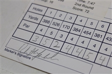 Price, Olazabal, Tway & Seven (7) Others Signed 1998 Players Championship Official Scorecards