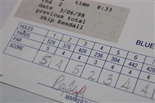 Singh, Sluman, Price & Seven (7) Others Signed 1998-99 Doral Ryder Open Official Scorecards