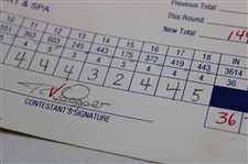 Langer, Duval, Azinger & Seven (7) Others Signed 1998-99 Doral-Ryder Open Official Scorecards