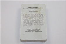 Full Unopened Deck of Fifty-Two (52) 1977-78 Sports Deck Playing Cards by Artist Alan Landsmen