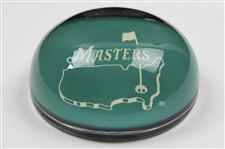 Masters Tournament Logo Glass Paperweight