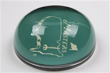 Masters Tournament Logo Glass Paperweight
