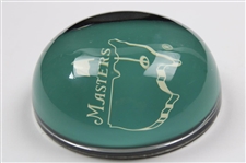 Masters Tournament Logo Glass Paperweight